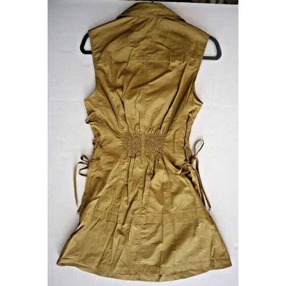 Derek Lam 10 Crosby Women's Sz 2 Amber Green Serena Lace Up Mini Dress - Picture 7 of 13